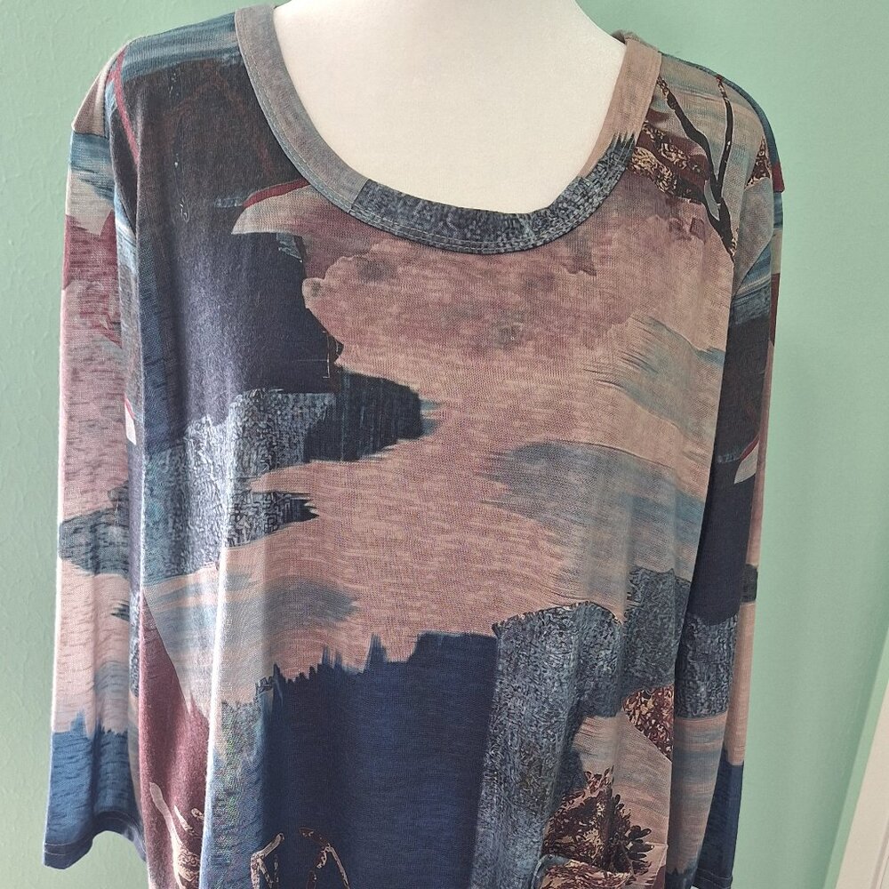 Shana Fully Lined Tunic. Size XL